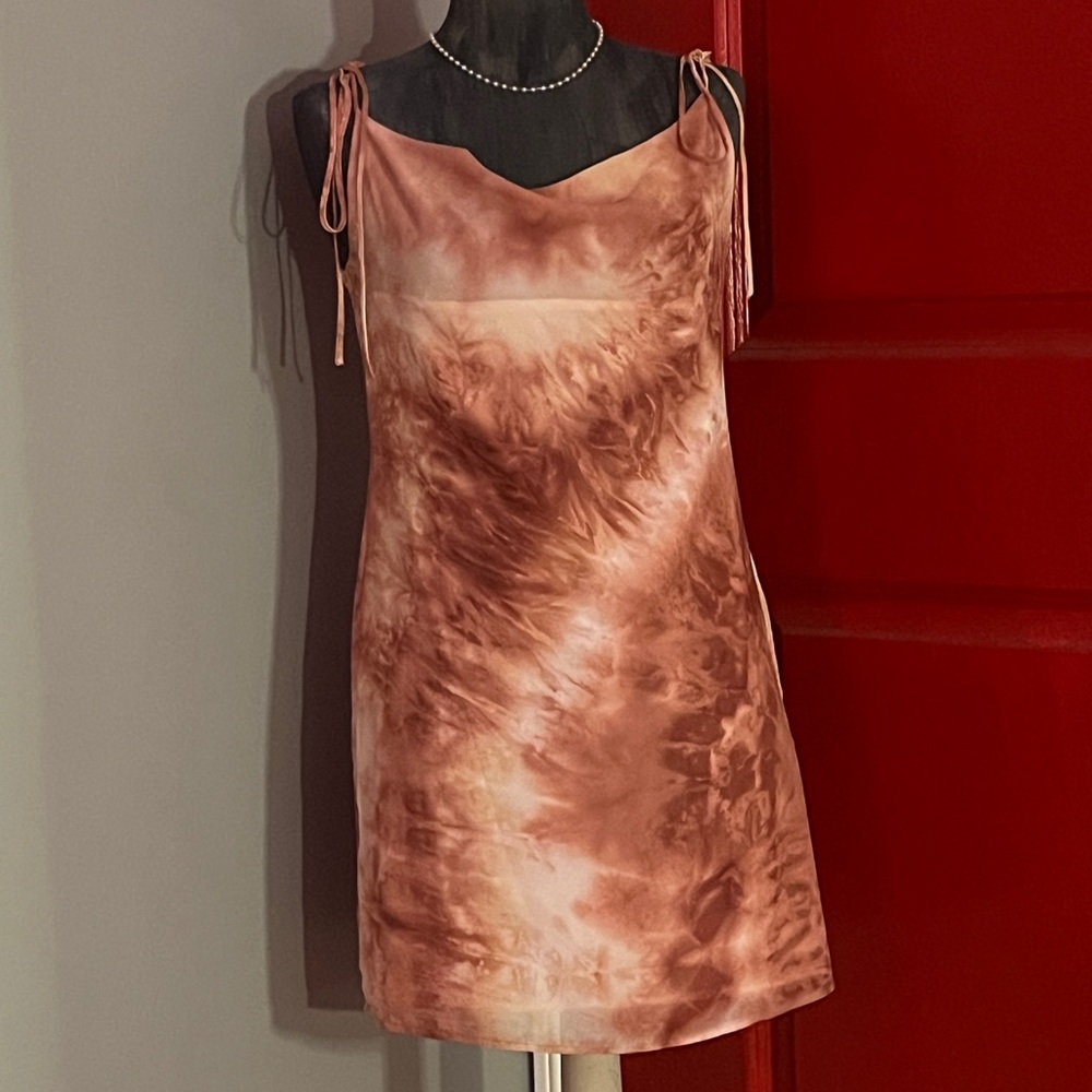 Forever 21 Shoulder Tie Slip Dress